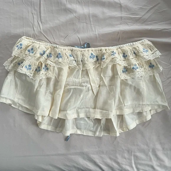 Free People Thalia Embroidered Tube Top (size L and XL) - Picture 9 of 14